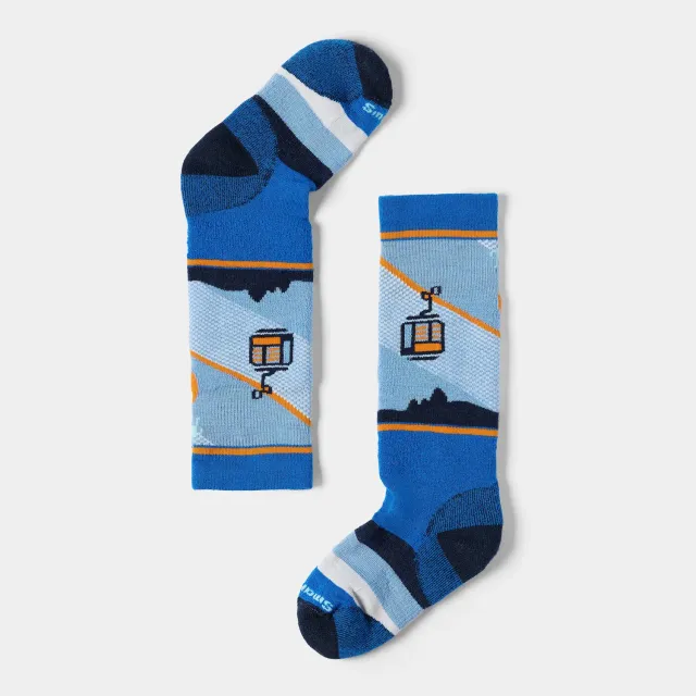 Smartwool Wintersport Gondola Games skisokker barn laguna blue