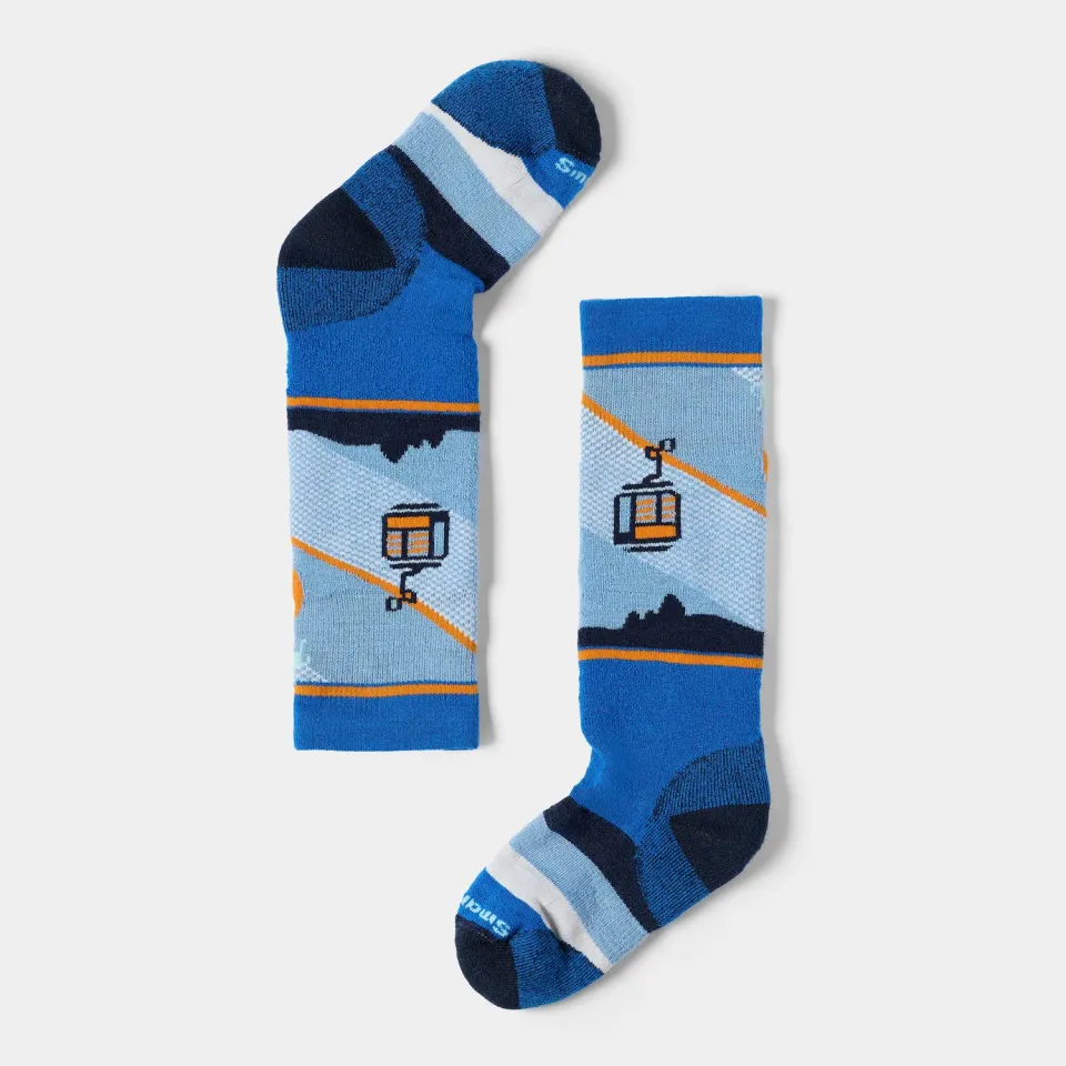 Smartwool Wintersport Gondola Games skisokker barn laguna blue