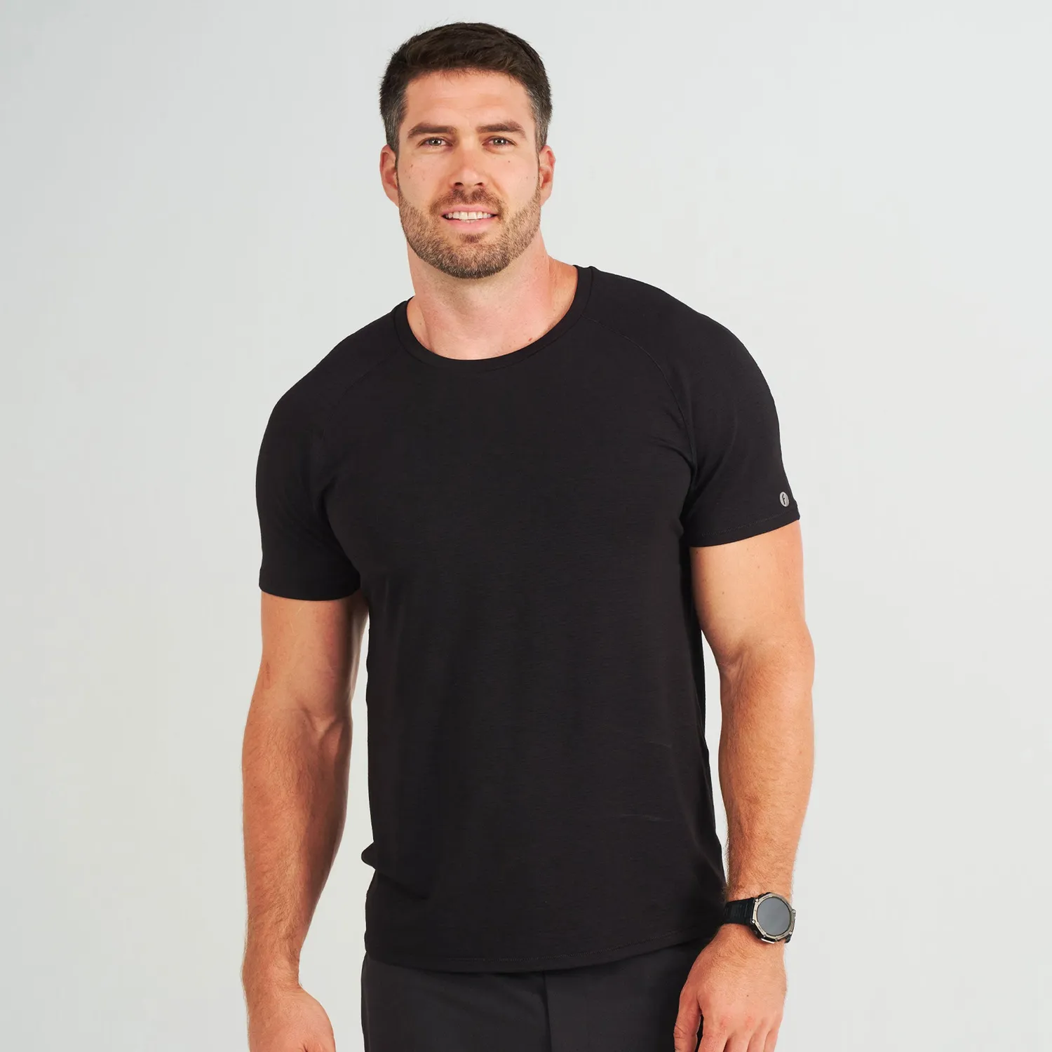 Feetures Stride Flex Performance Tee t-skjorte 2-pk Slate White Mix pustende