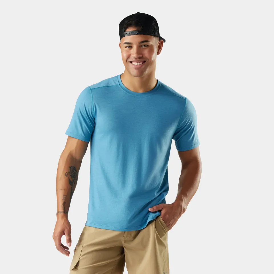 Smartwool Merino t-skjorte mineral blue ull