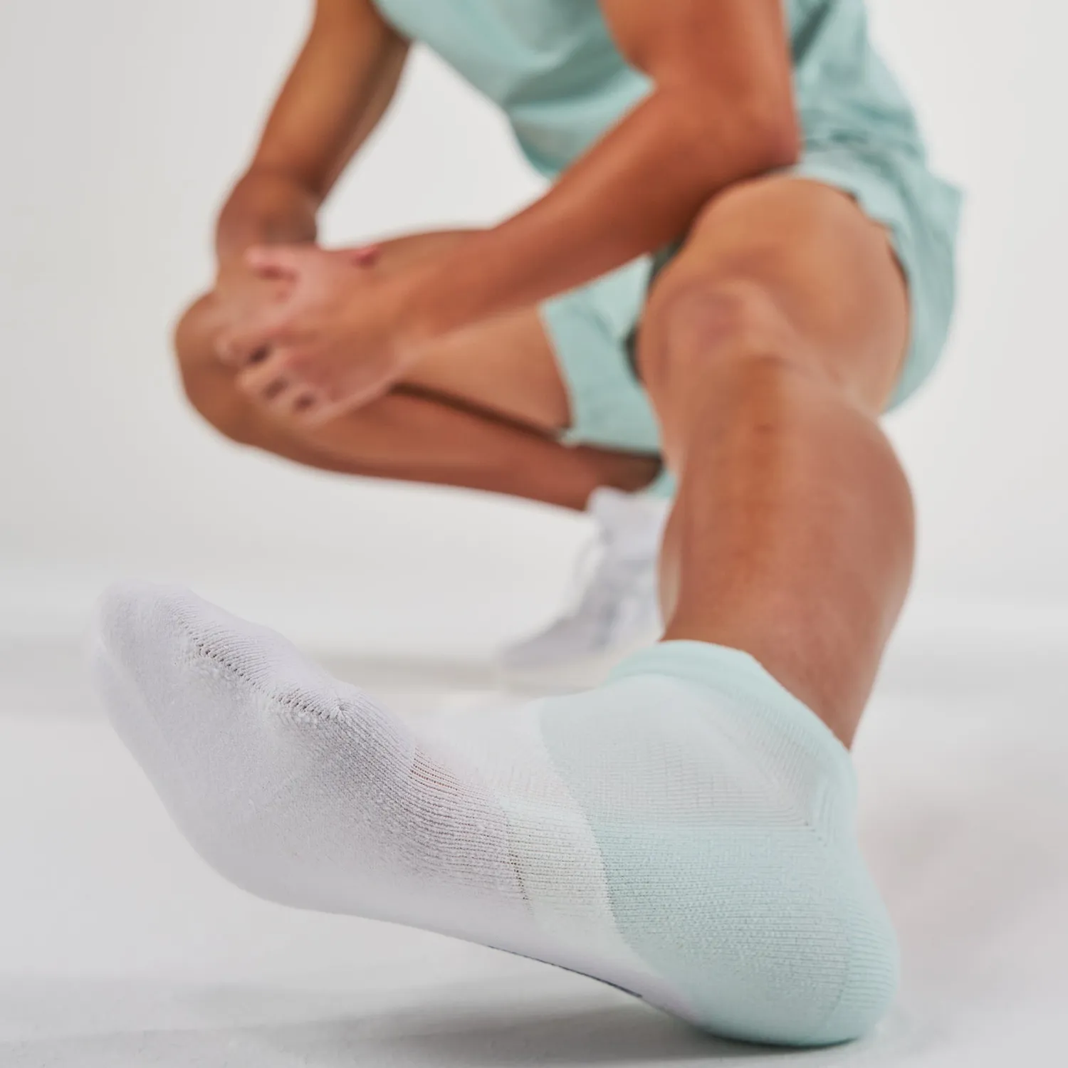 Feetures Elite Light Cushion Tab sokker arctic blue