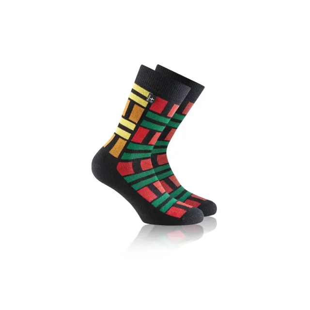 Rohner Fashion sokker black multicolor 35-38 bomull