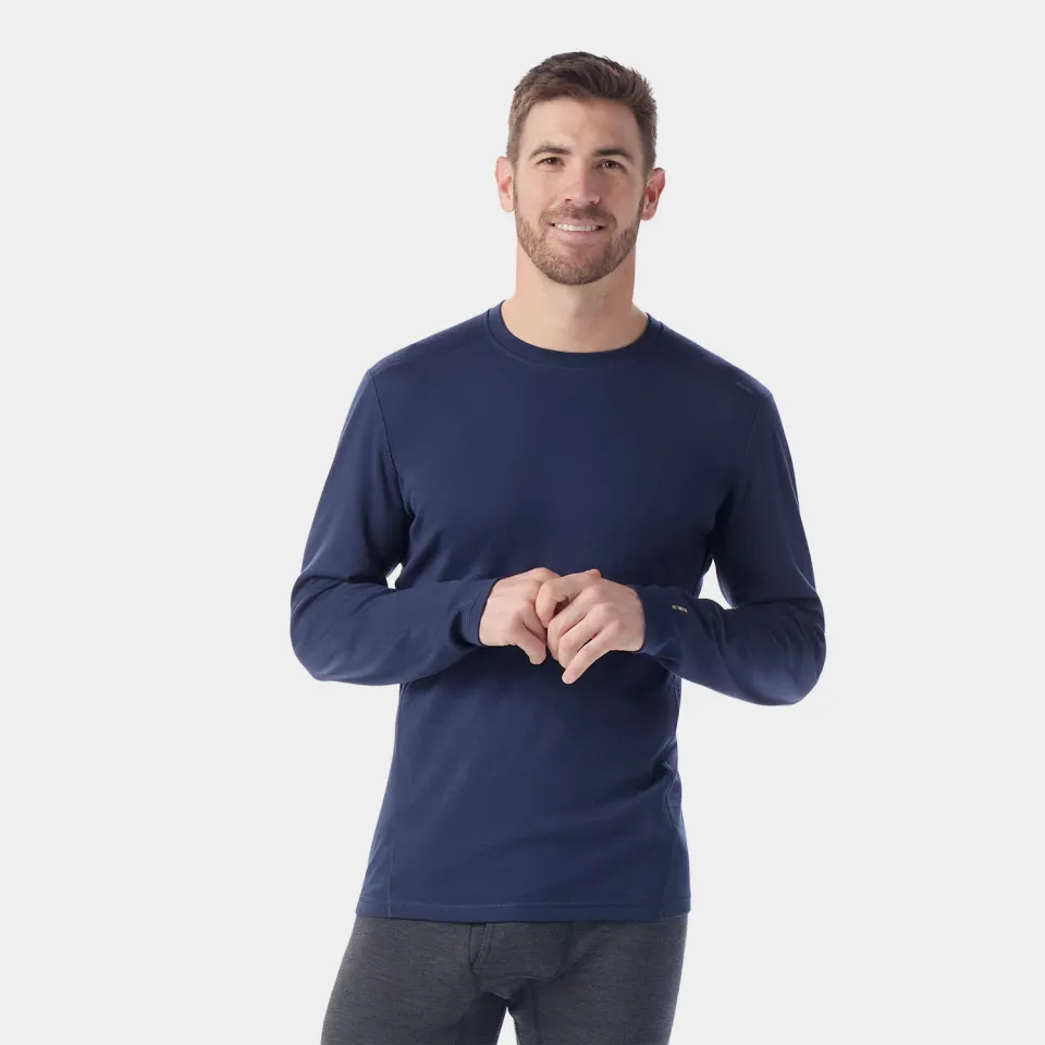 Smartwool Classic Thermal Crew ulltrøye deep navy herre