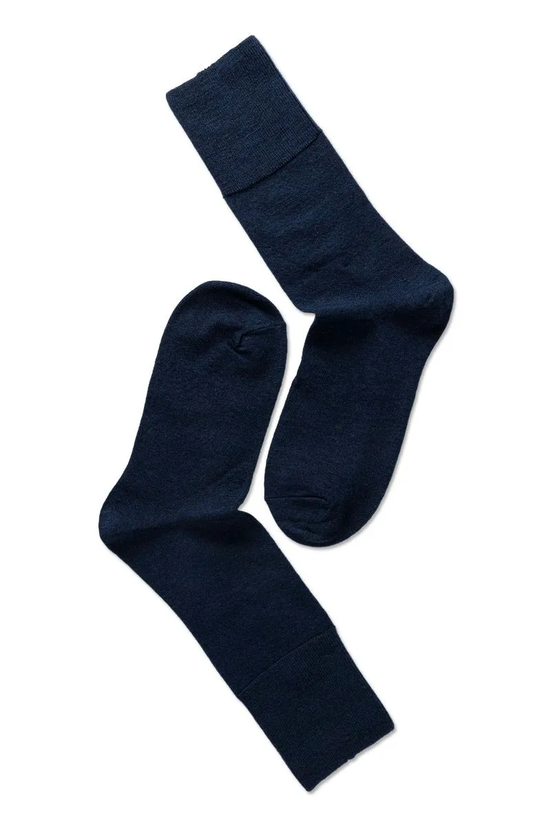 Note Fine Wool Comfort Top sokker navy 3pk ull
