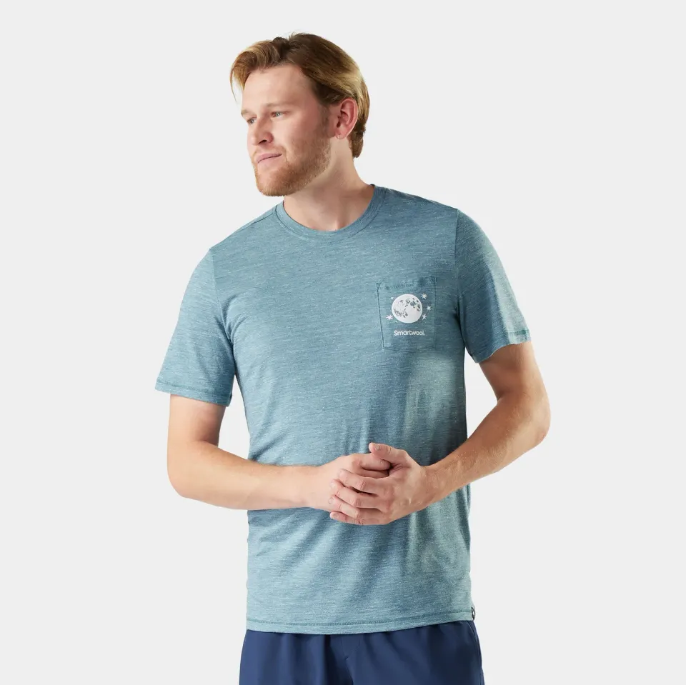 Smartwool Merino Hemp Blend Peak Pints t-skjorte grønn