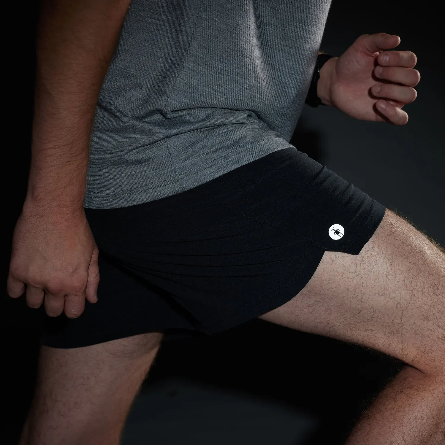 Smartwool Active Lined 5" shorts Black lett