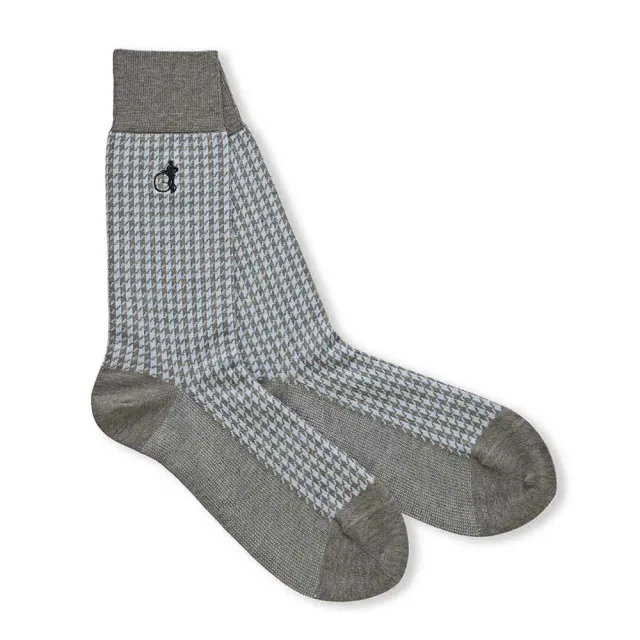 London Sock Company Jermyn St. Houndstooth dressokker