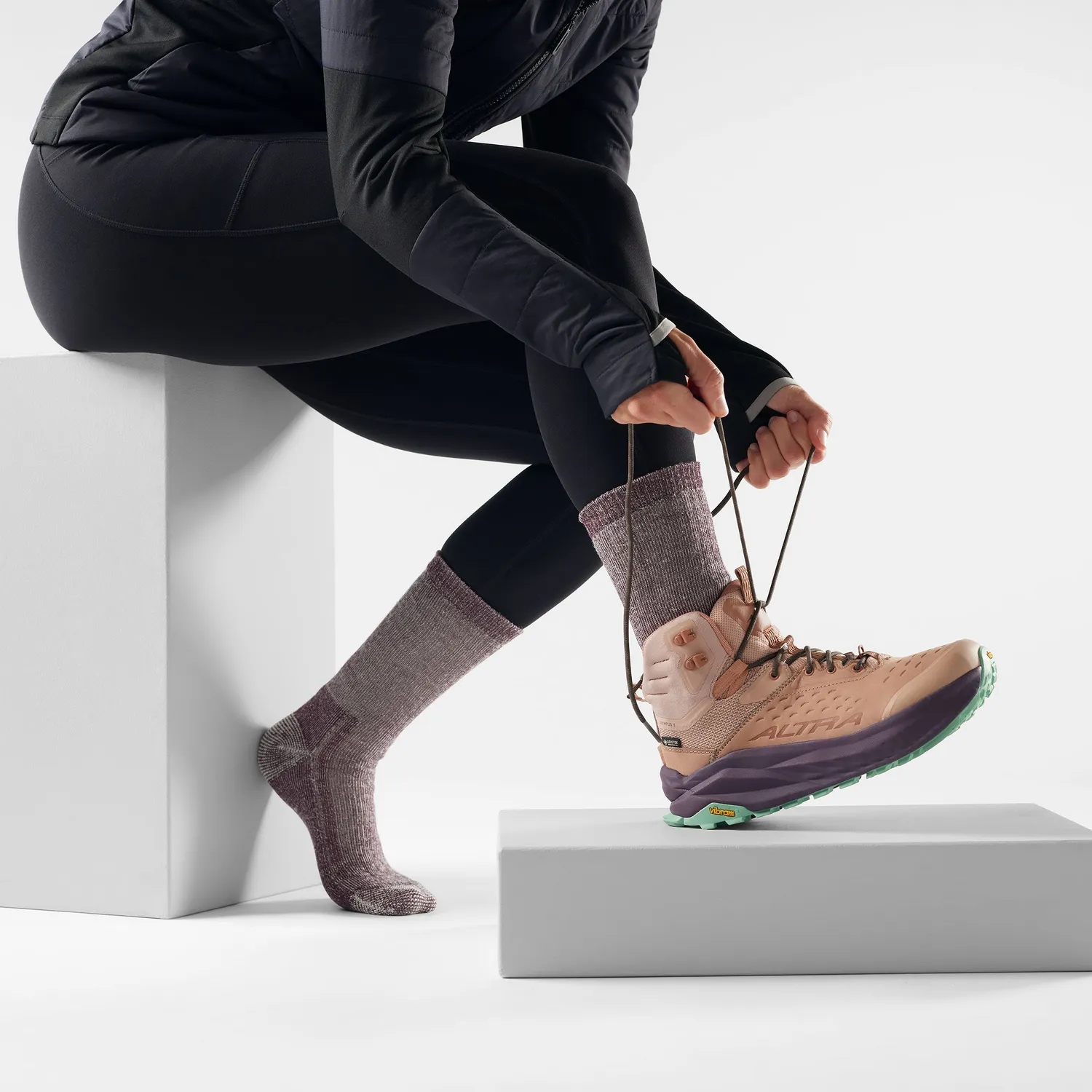 Smartwool Hike Classic Edition tursokker dame bordeaux