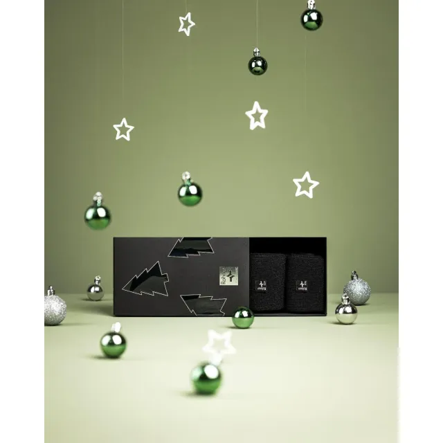 Rohner SupeR X-Mas Box sokker svart 3-pk