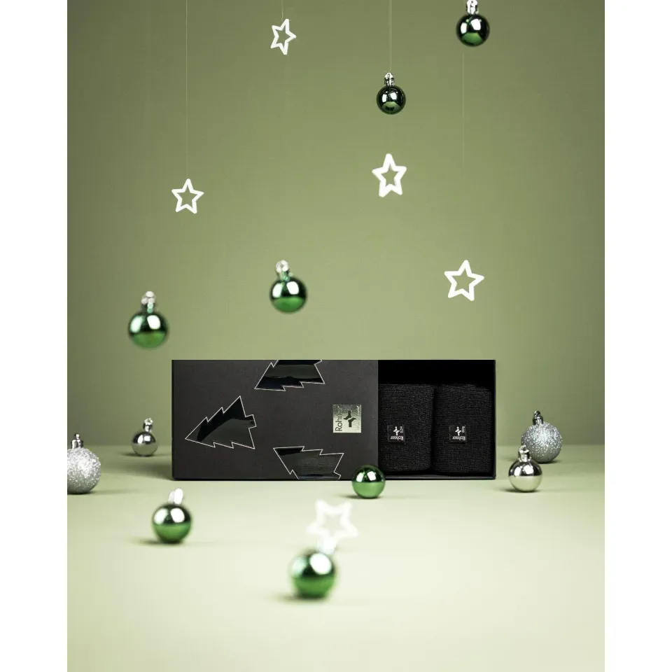 Rohner SupeR X-Mas Box sokker svart 3-pk