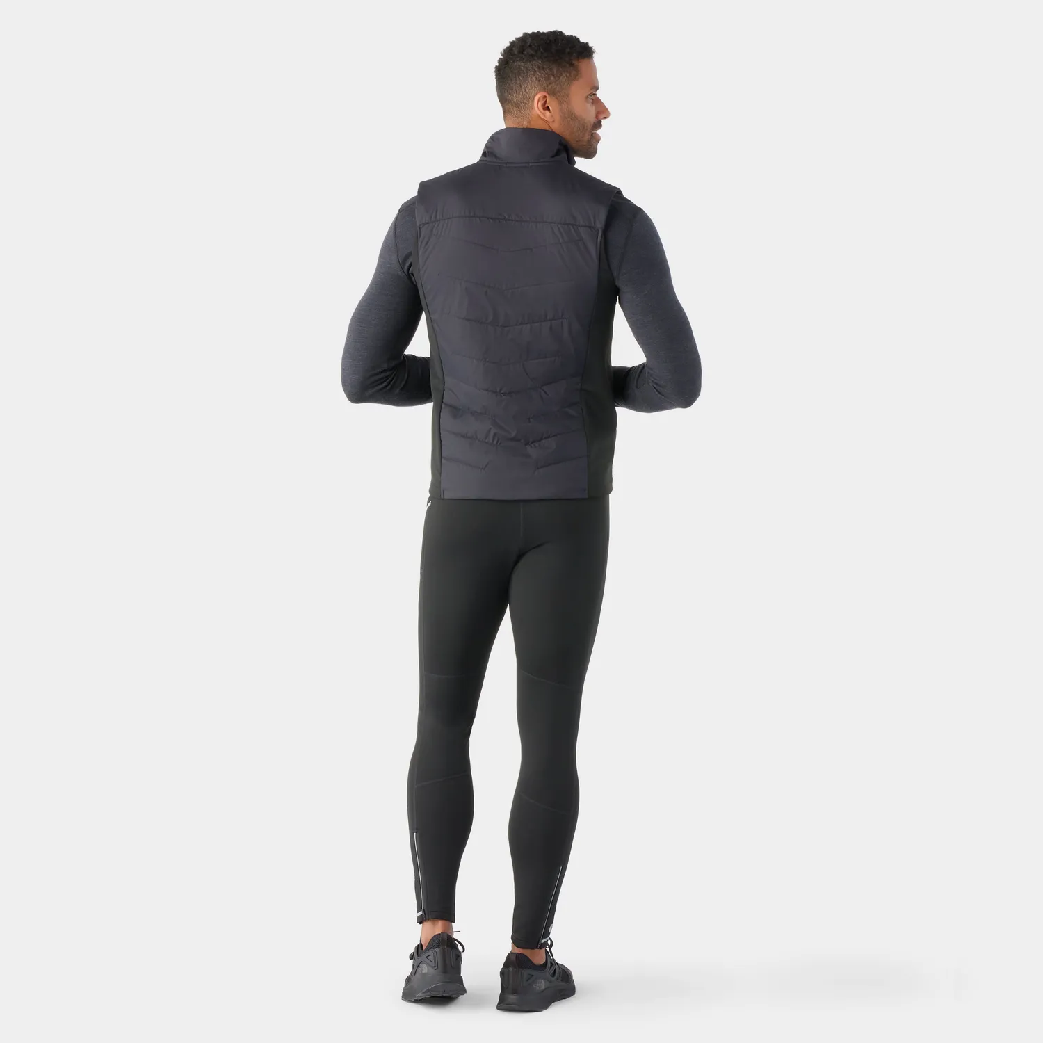 Smartwool Smartloft vest herre svart resirkulert ull