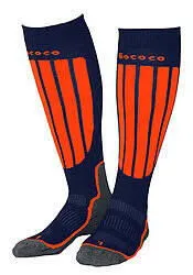 Gococo Compression Skiing skisokker turkis navy M