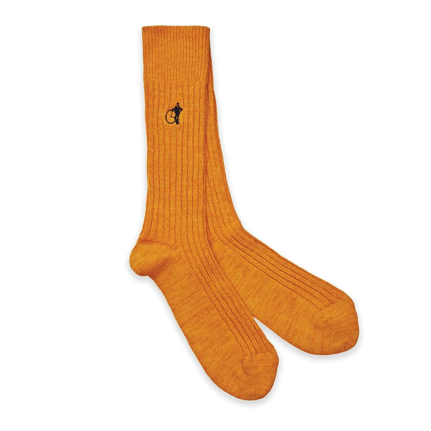 London Sock Company Hyde Park bootsokker 2-pack oransje
