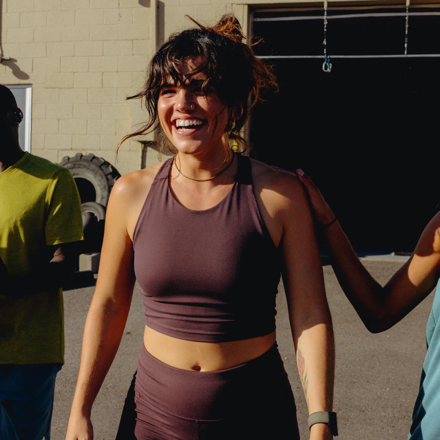 Smartwool Active Crop Bra sports-bh Mink lav støtte