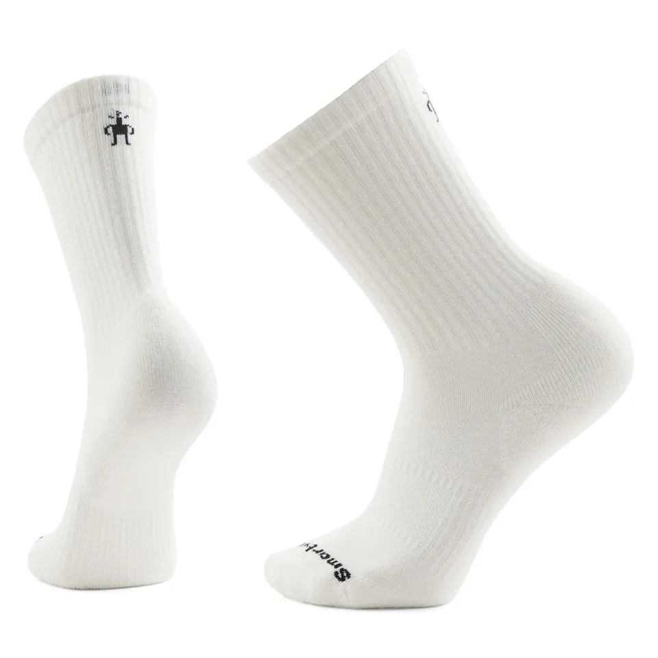 Smartwool Everyday Athletic crewsokker white merino