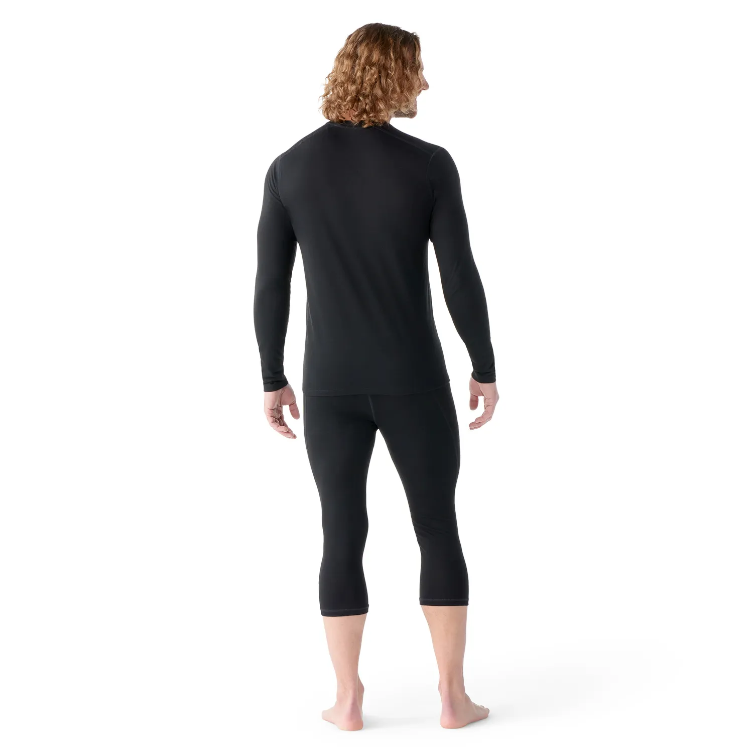 Smartwool Classic All-Season Merino Base Layer Crew ulltrøye svart