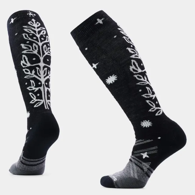 Smartwool Ski Ice Blossom OTC skisokker Black ull