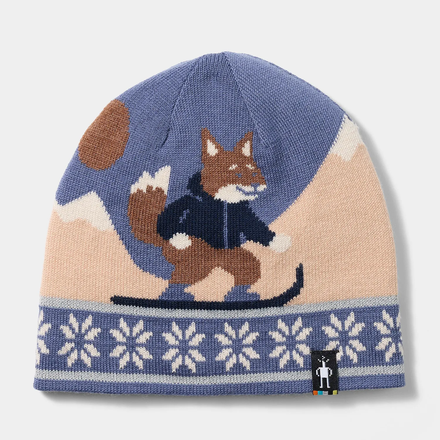 Smartwool Reversible Art lue nightfall blue ull barn