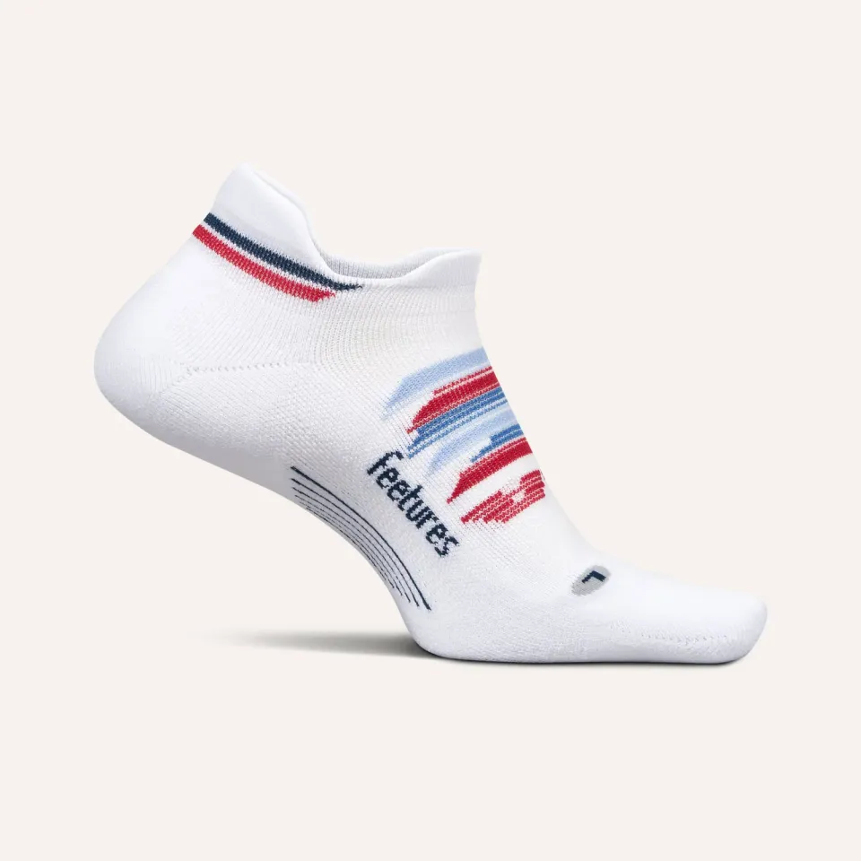 Feetures Elite Light Cushion Tab sokker Spangled tynn