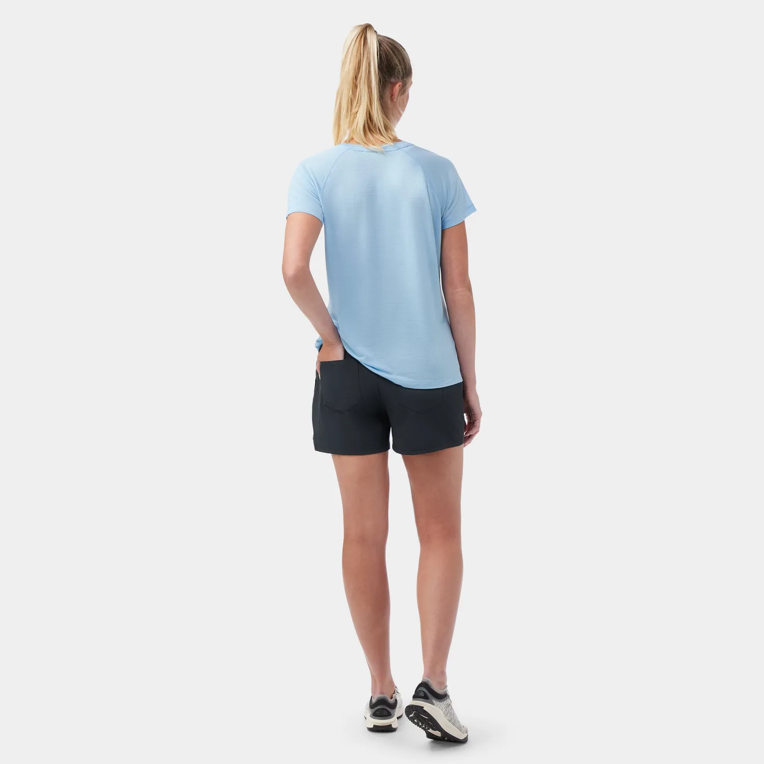 Smartwool Hike 4" Shorts Dame Svart Merinoull