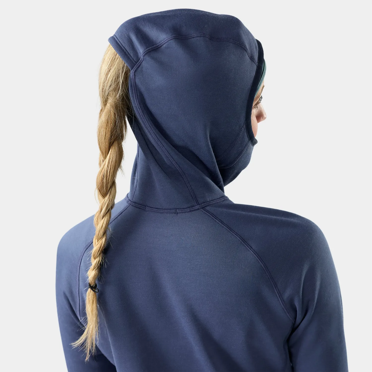 Smartwool Active Fleece Wind Hoodie hettegenser Nightfall vind kanal