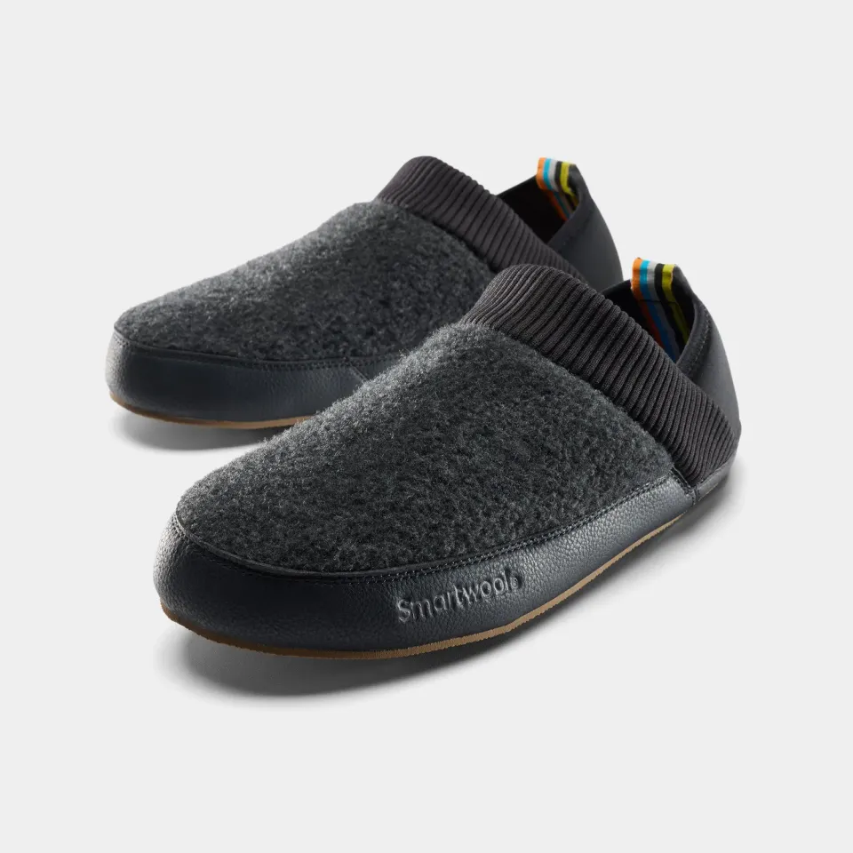 Smartwool Cabin Mule tøfler kullgrå ull