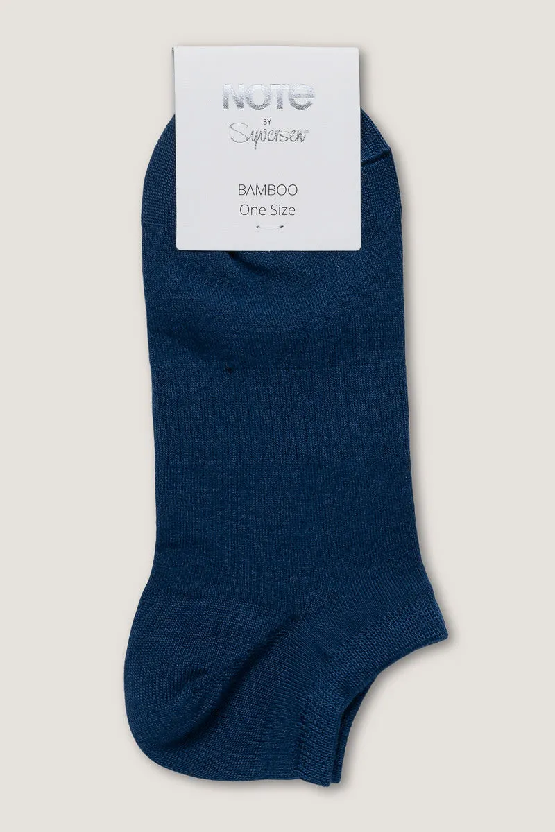 Note by Syversen Bamboo Sneakers sneakersokker indigo bambus