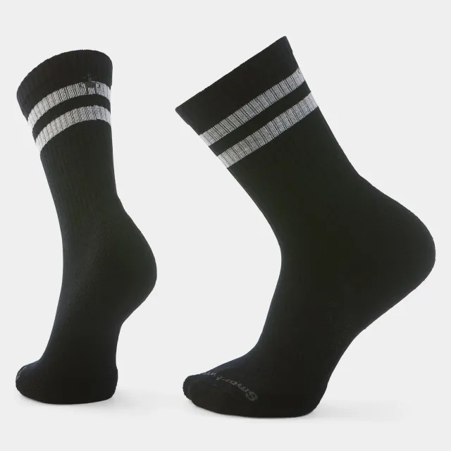 Smartwool Everyday Athletic Striped Crew sokker svart