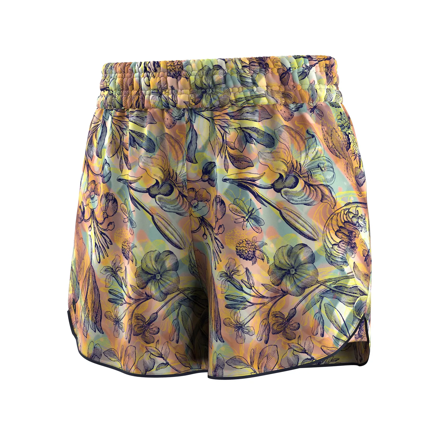 Smartwool Active Lined 3" shorts floral party merino