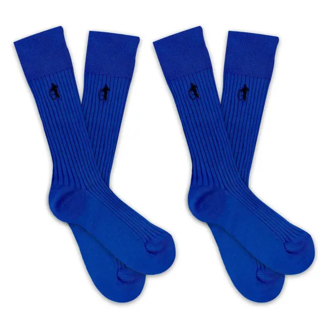 London Sock Company Simply Sartorial Midnight Blue sokker 2-par
