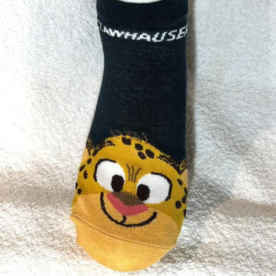 Kule-Sokker Leopard ankelsokk barn
