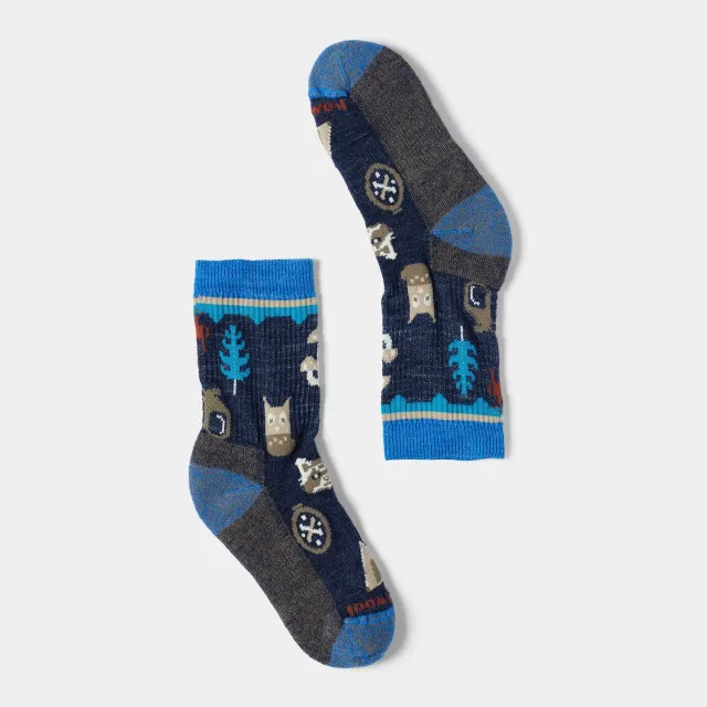Smartwool Hike Critter Cache Crew barnesokker navy