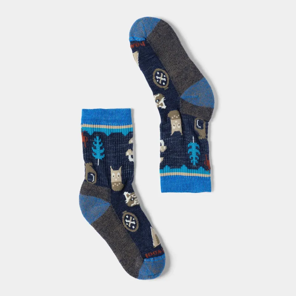 Smartwool Hike Critter Cache Crew barnesokker navy