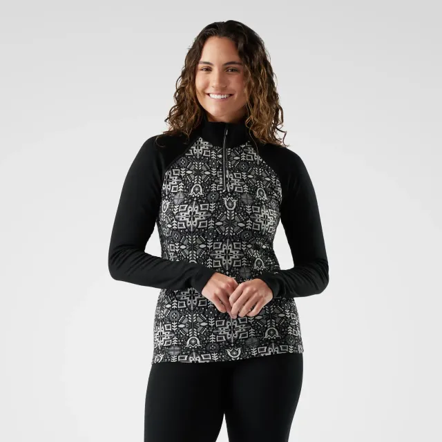 Smartwool Classic Thermal Merino ulltrøye dame sort M