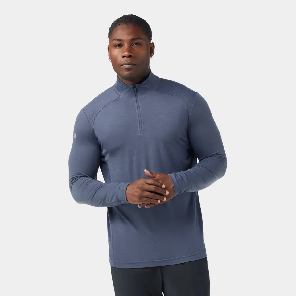 Smartwool Active 1/4 Zip treningsgenser nightfall blue merino