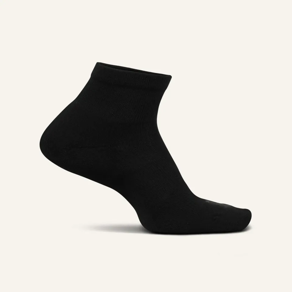 Feetures Therapeutic Max Cushion Quarter sokker Hvit