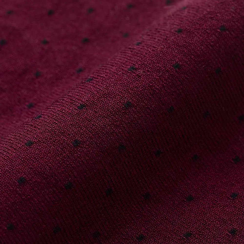 London Sock Company Spot of Style Burgundy sokker 2 par bordeaux