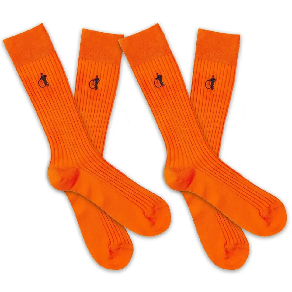 London Sock Company Simply Sartorial Curious Orange sokker 2-pak