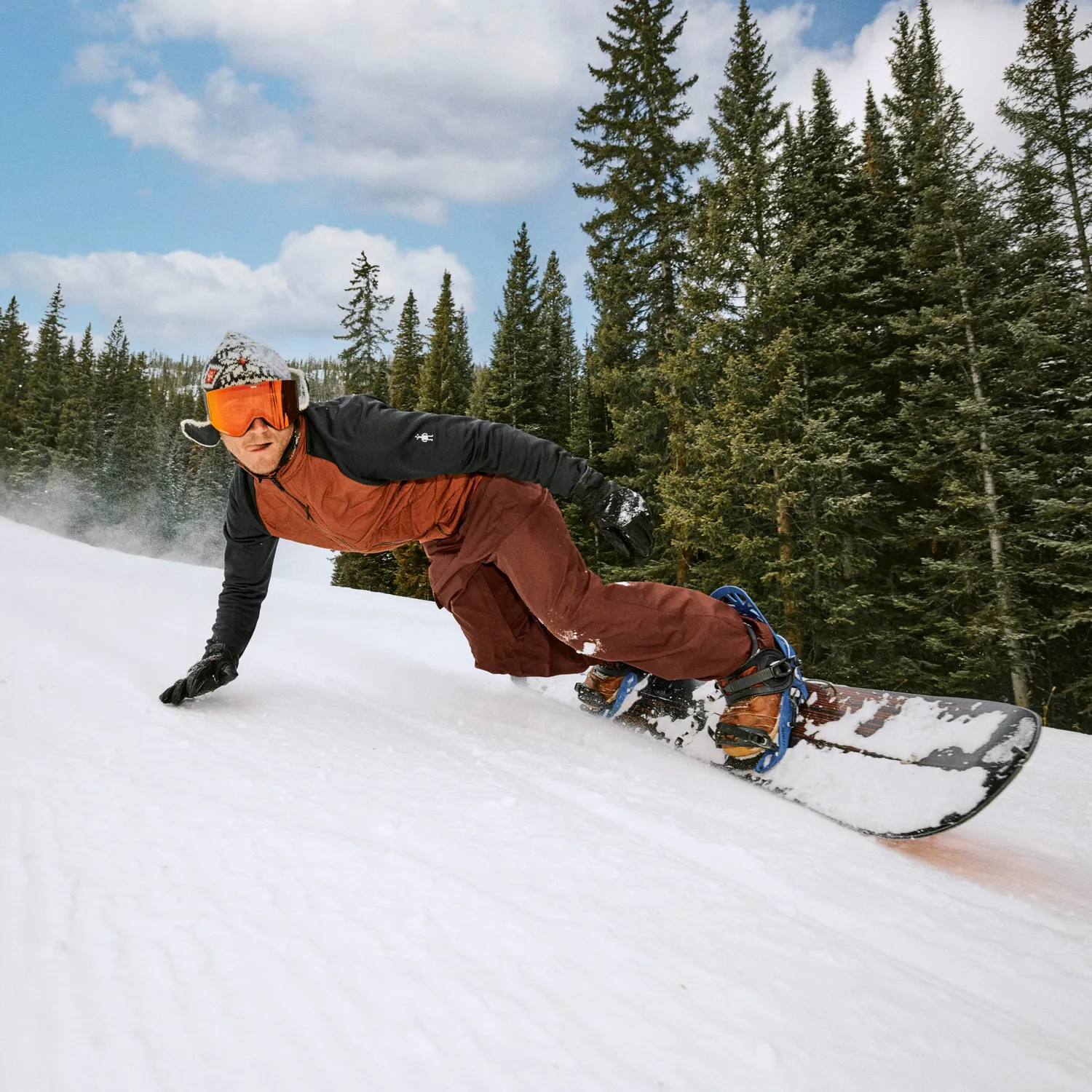 Smartwool Smartloft Hybrid Jacket jakke Burnt Sienna resirkulert ull