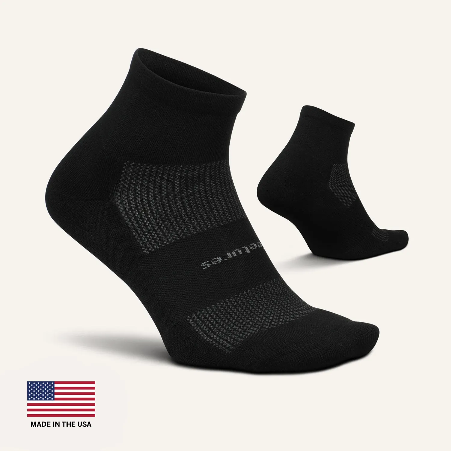 Feetures High Performance Ultra Light Quarter sokk tynn