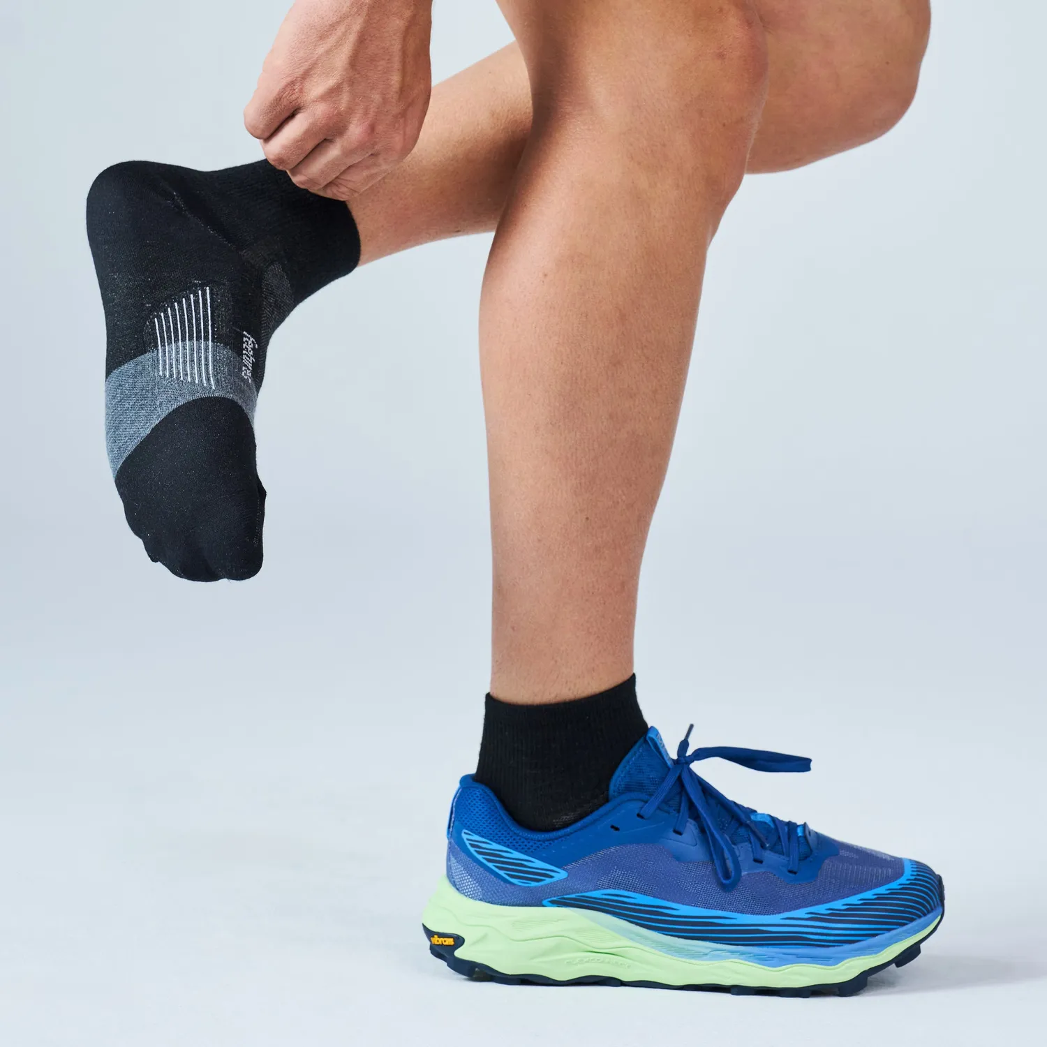 Feetures Merino 10 Max Cushion Quarter sokker 3-pk grå mix