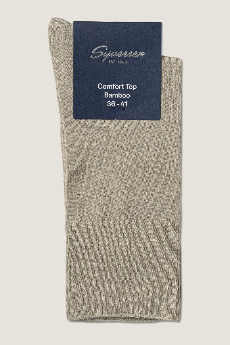 Note By Syversen Bamboo Comfort Top bambussokk beige 36-41