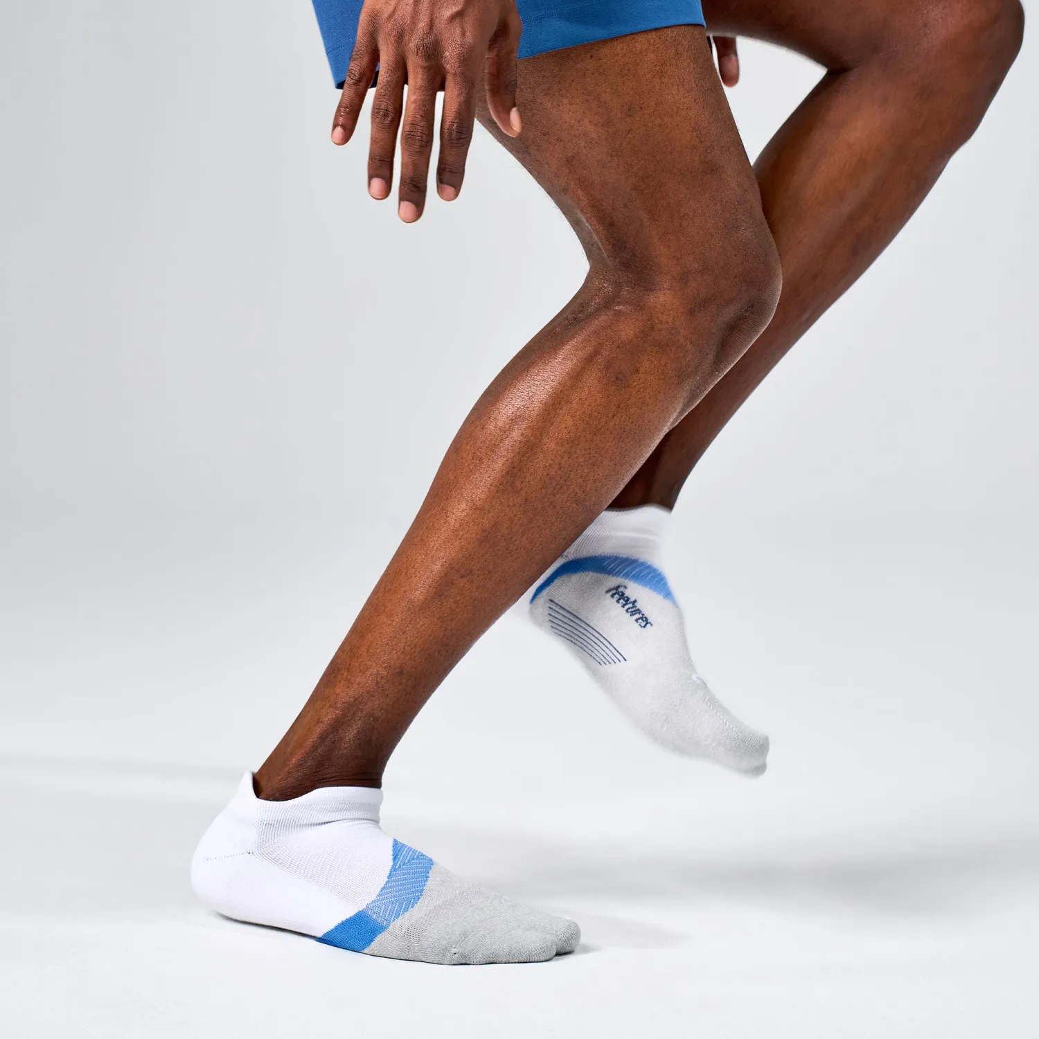 Feetures Elite Light Cushion Tab sokker 3-pack lett demping