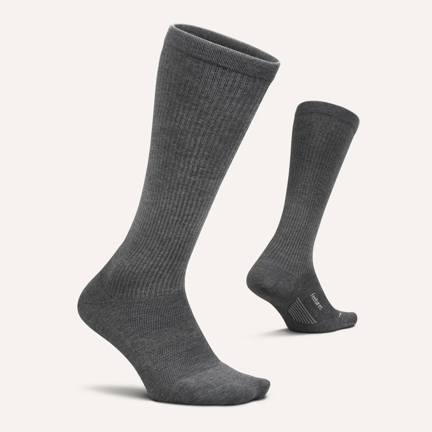 Feetures Everyday Max Cushion Knee High sokker Denim 15-20 mmHg