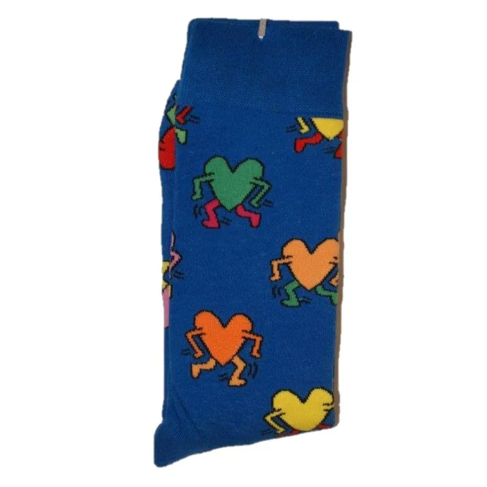 Kule-Sokker Hjerter med armer og ben sokk blå barn