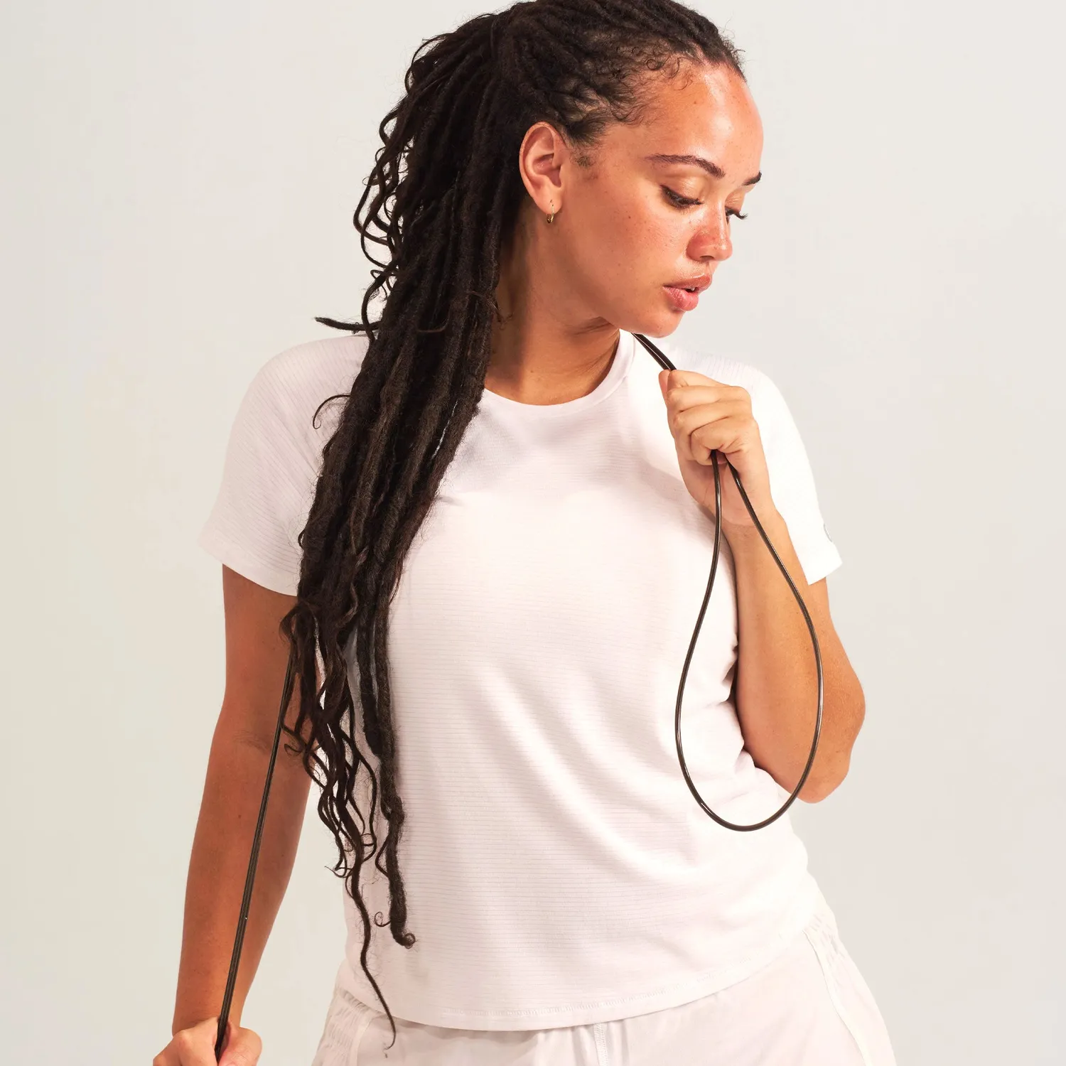 Feetures Stride Flex Performance Tee t-skjorte grå 2-pk dame