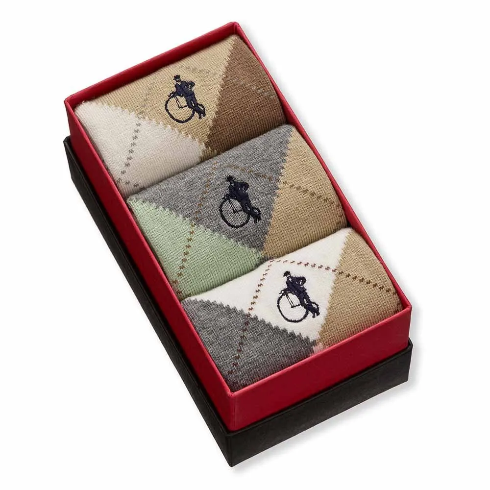 London Sock Company Highland Stone sokker 3 par nøytral