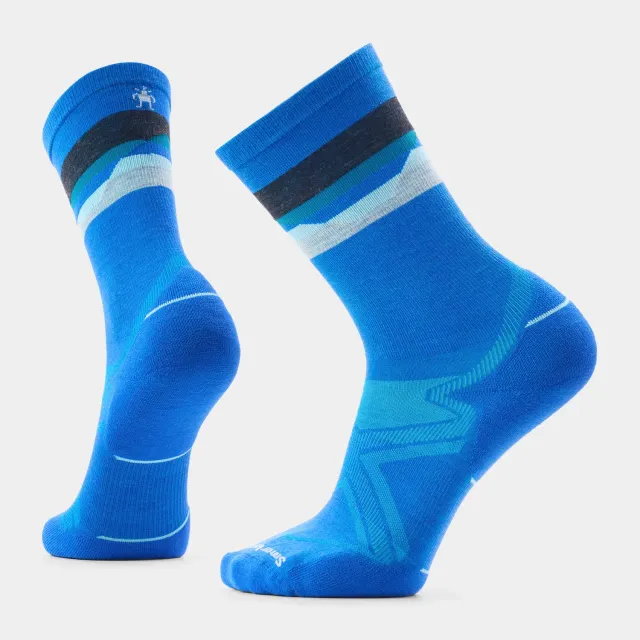 Smartwool Run Cold Weather Horizons Crew løpesokker Laguna Blue merinoull