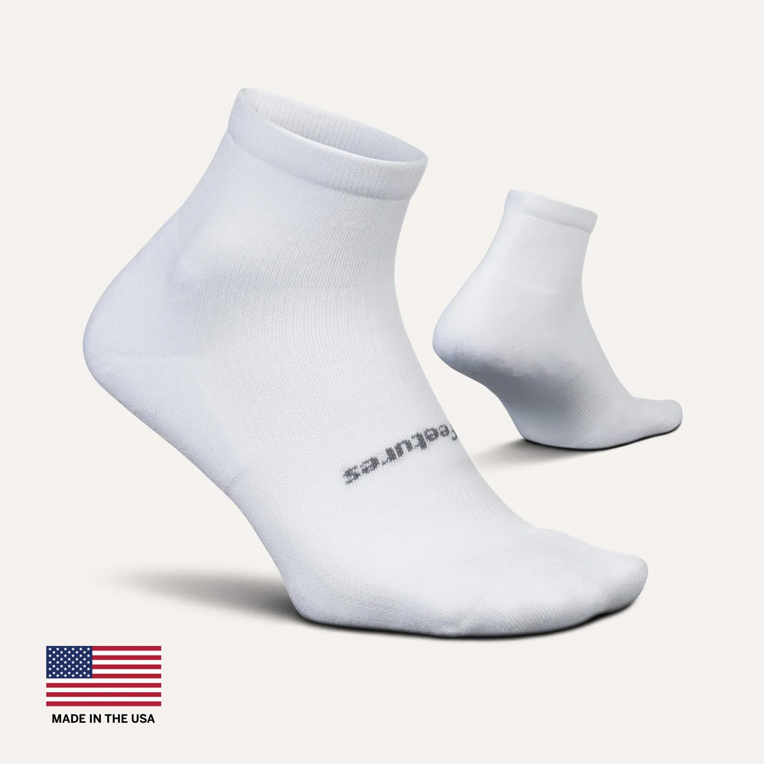 Feetures High Performance Ultra Light Quarter sokk tynn
