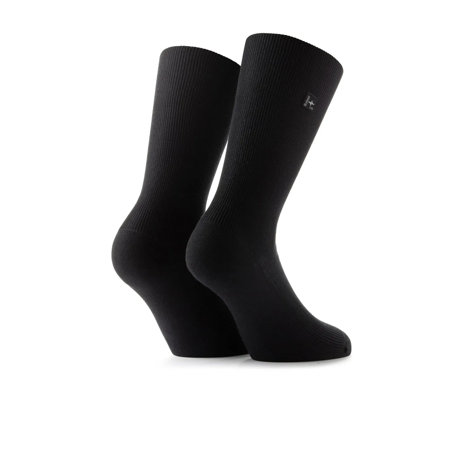 Rohner SupeR Organic Cotton sokker svart 39-40 økologisk bomull